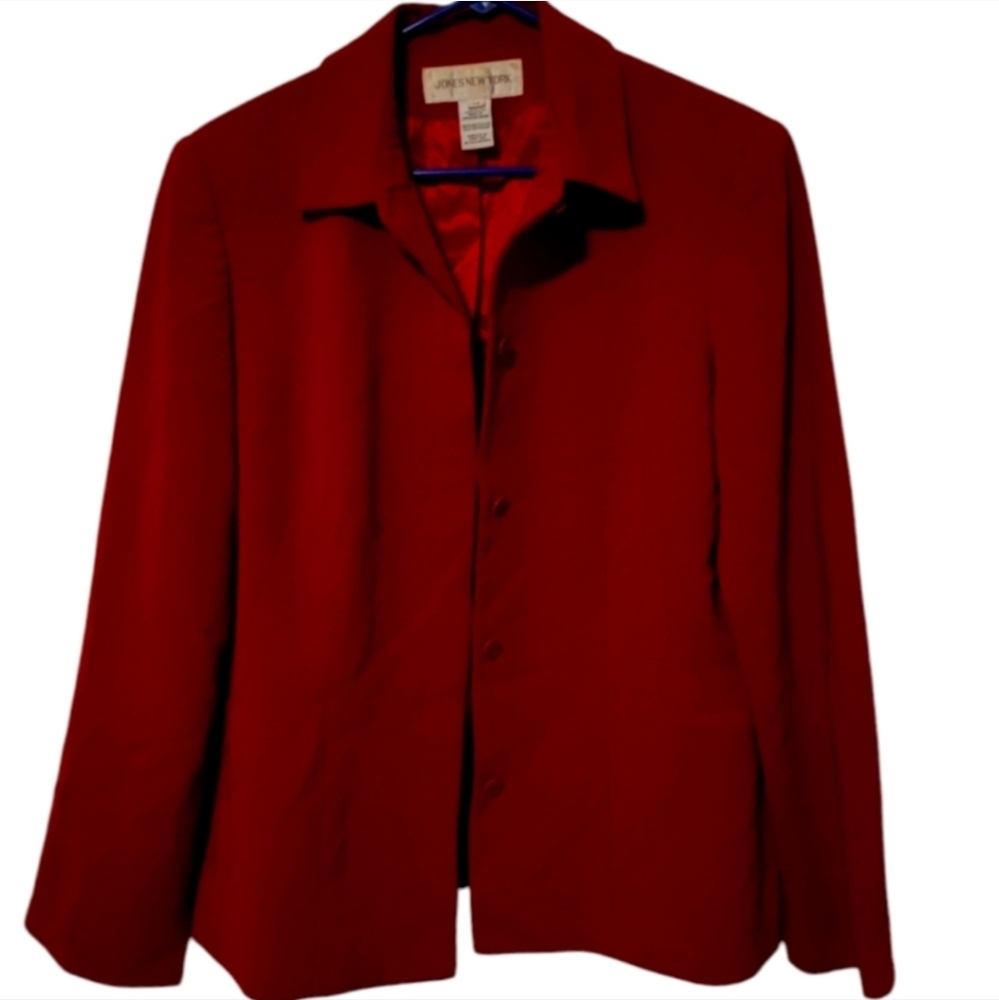 Red Dress Jacket - Jones NY